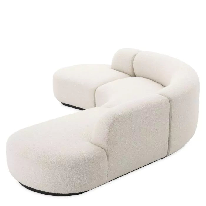 Canapea Bjorn L Boucle Cream 114289, Eichholtz