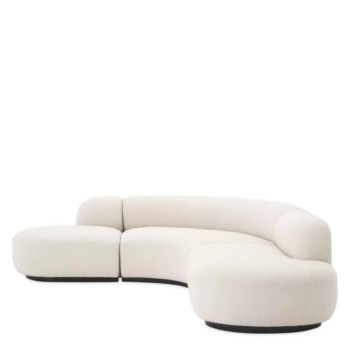 Canapea Bjorn L Boucle Cream 114289, Eichholtz