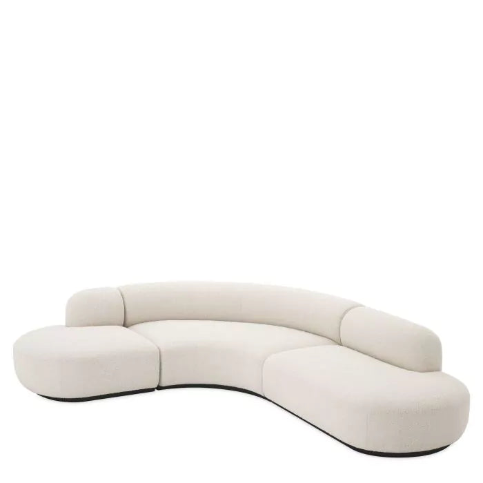 Canapea Bjorn L Boucle Cream 114289, Eichholtz