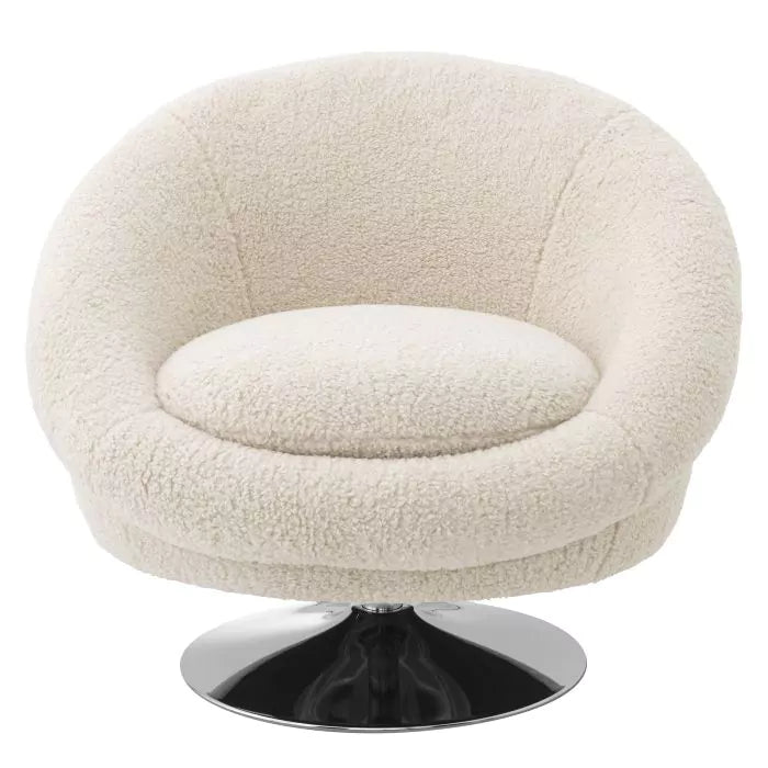 Fotoliu Pivotant Nemo Brisbane Cream 114568, Eichholtz