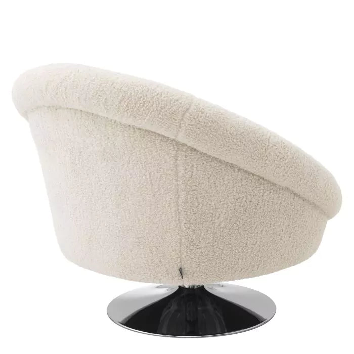 Fotoliu Pivotant Nemo Brisbane Cream 114568, Eichholtz