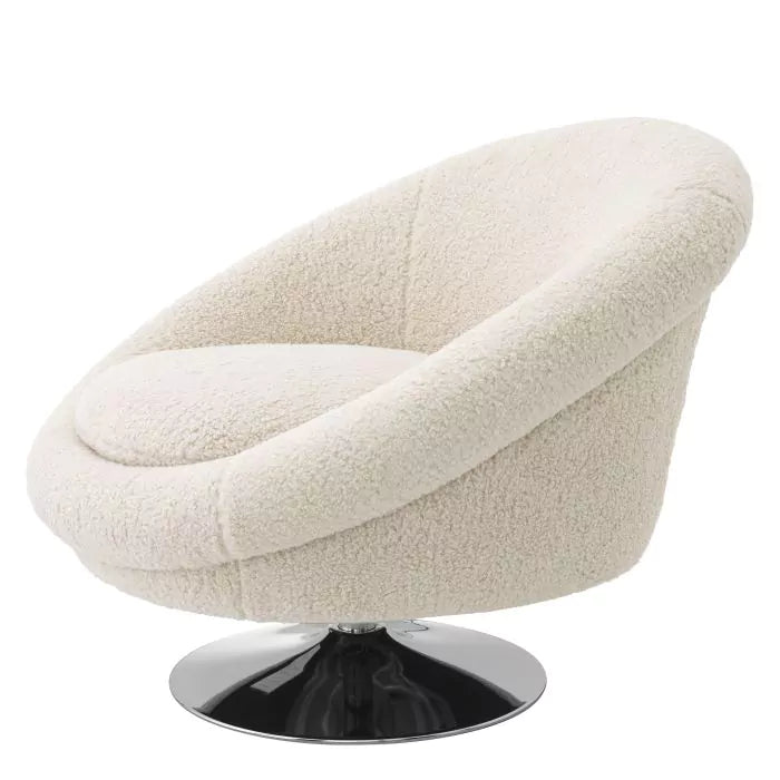 Fotoliu Pivotant Nemo Brisbane Cream 114568, Eichholtz