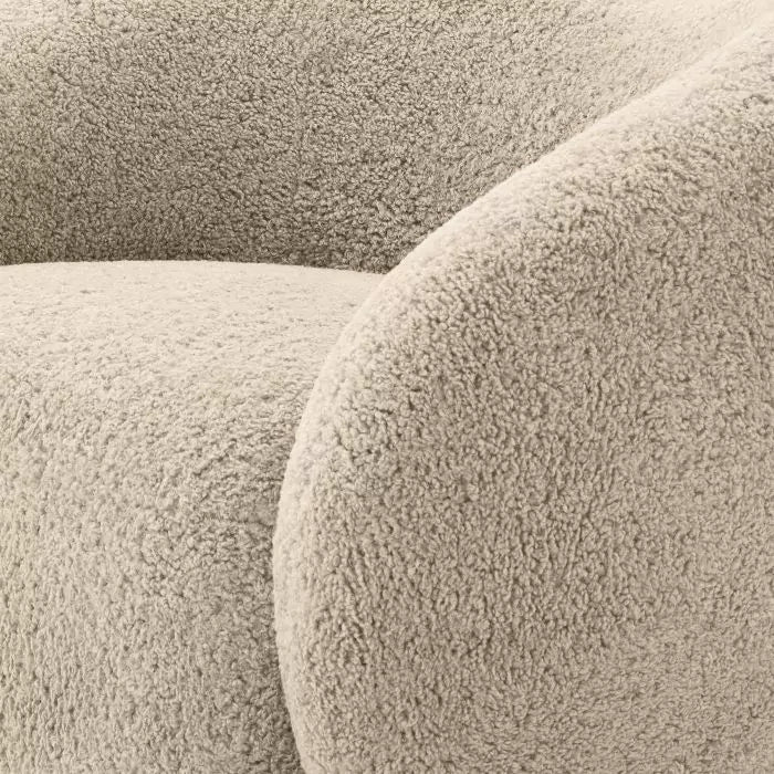 Fotoliu Pivotant Diego Canberra Sand 114677, Eichholtz