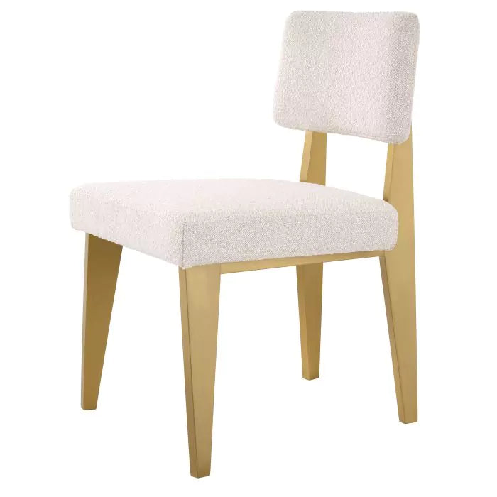 Scaun Dining Sorbonne Boucle Cream 114686, Eichholtz