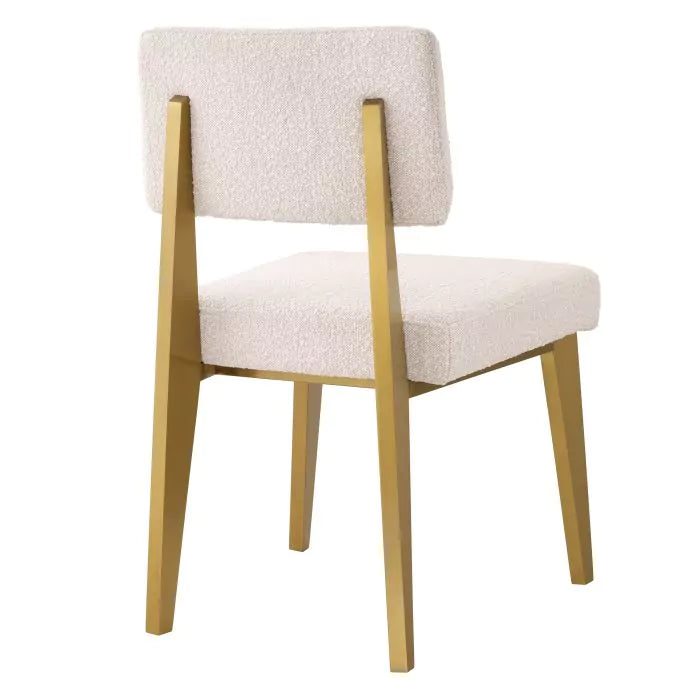 Scaun Dining Sorbonne Boucle Cream 114686, Eichholtz