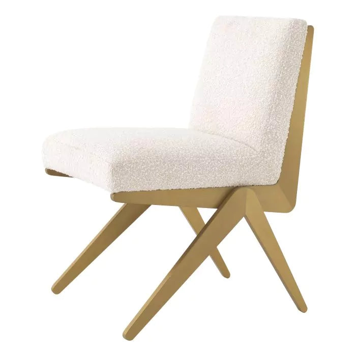 Scaun Dining Fico Boucle Cream 114716, Eichholtz