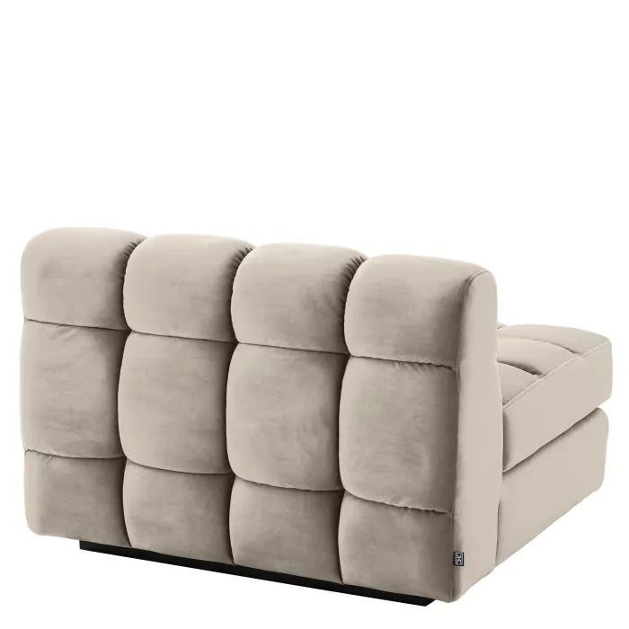 Canapea Dean Middle Savona Greige Velvet 115030, Eichholtz