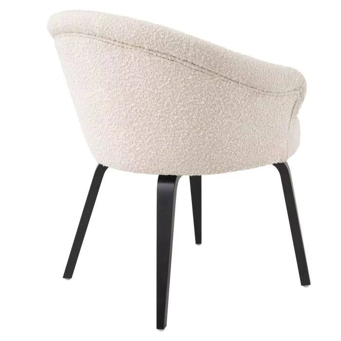 Scaun Dining Moretti Boucle Cream 115038, Eichholtz