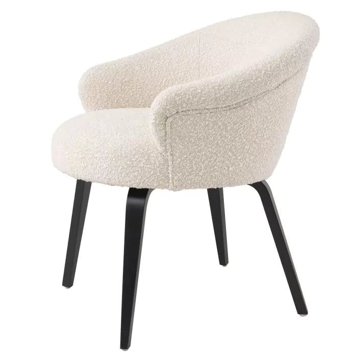Scaun Dining Moretti Boucle Cream 115038, Eichholtz