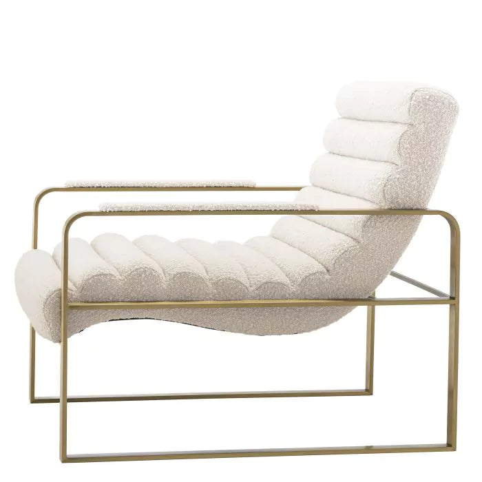 Fotoliu Olsen Boucle Cream 115043, Eichholtz