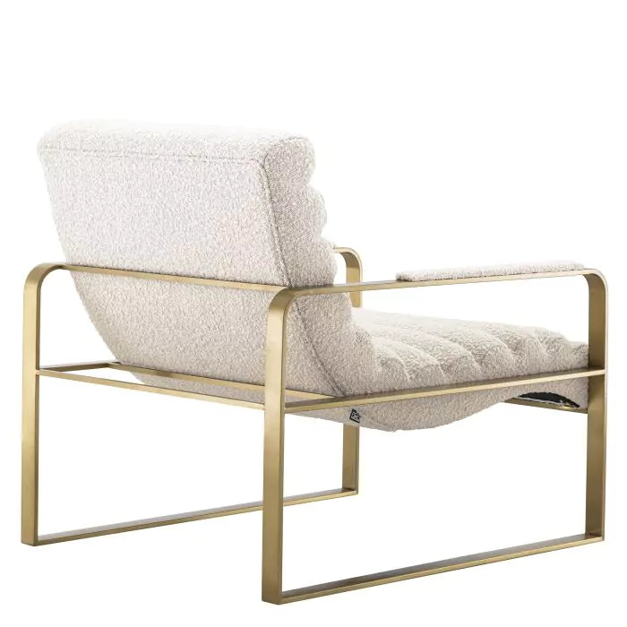 Fotoliu Olsen Boucle Cream 115043, Eichholtz