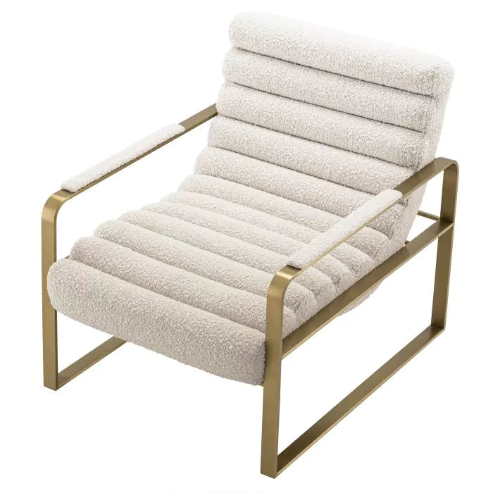 Fotoliu Olsen Boucle Cream 115043, Eichholtz