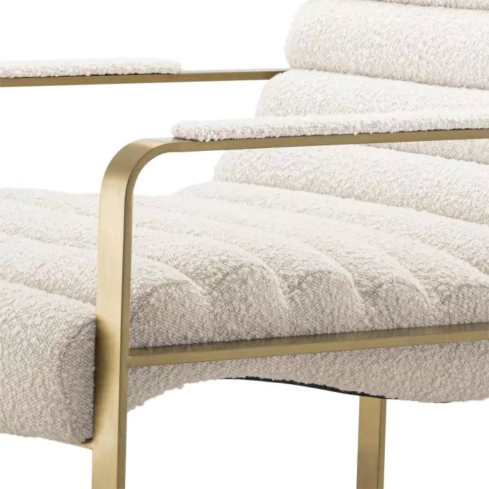 Fotoliu Olsen Boucle Cream 115043, Eichholtz