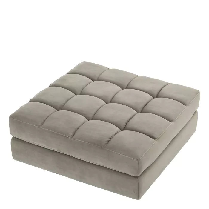 Canapea Dean Ottoman Savona Greige Velvet 115047, Eichholtz