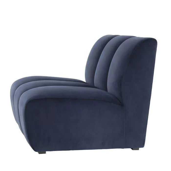 Modul Canapea Lando Straight Savona Midnight Blue 115086,  Eichholtz