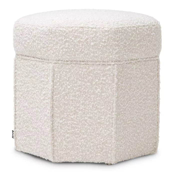 Taburet Bombay Boucle Cream 115225,  Eichholtz