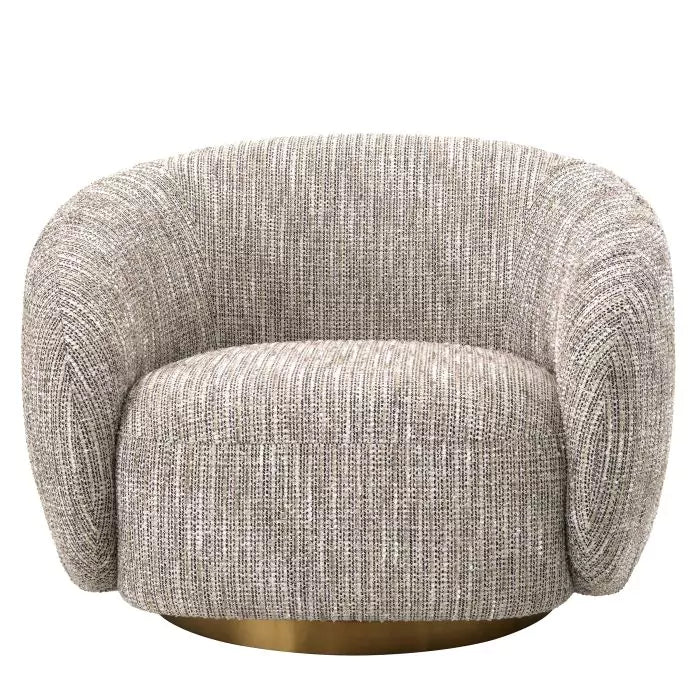 Fotoliu Pivotant Brice Mademoiselle Beige 115324, Eichholtz