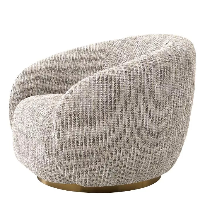 Fotoliu Pivotant Brice Mademoiselle Beige 115324, Eichholtz
