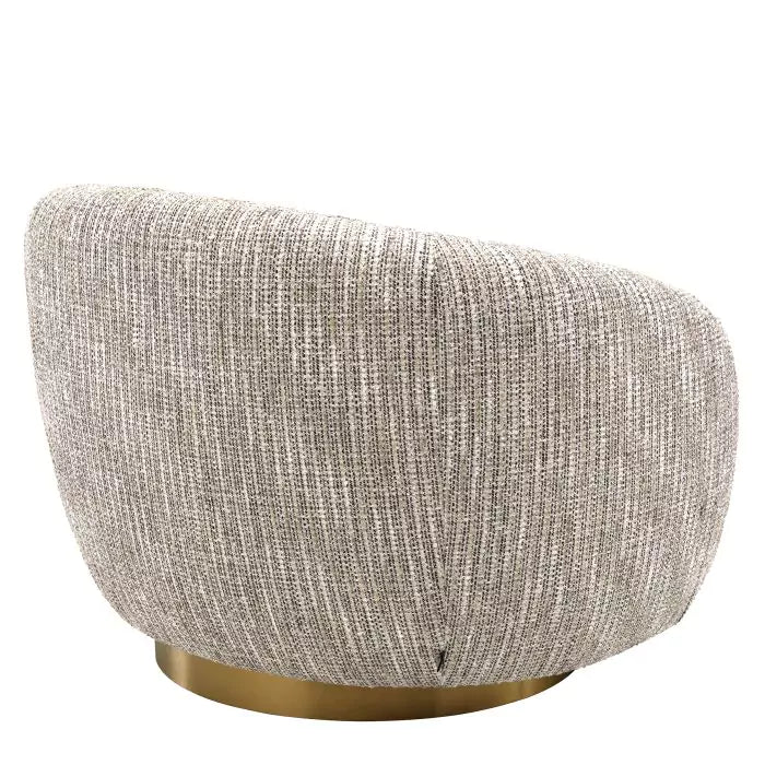 Fotoliu Pivotant Brice Mademoiselle Beige 115324, Eichholtz