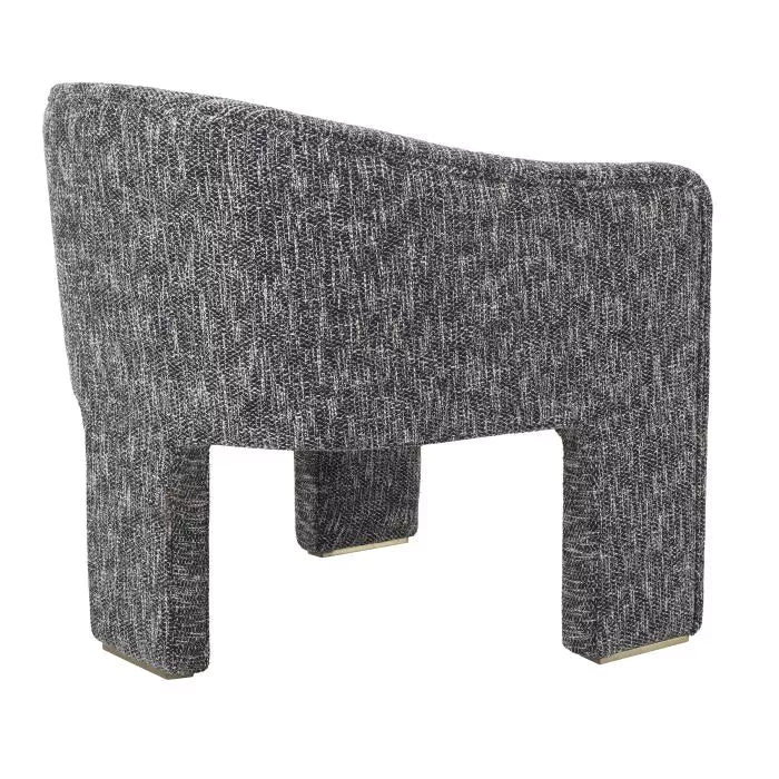 Fotoliu Pebbles Cambon Black 115373, Eichholtz