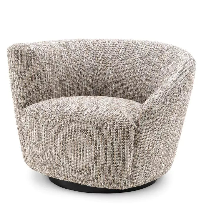 Fotoliu Pivotant Colin Left Mademoiselle Beige 115432, Eichholtz