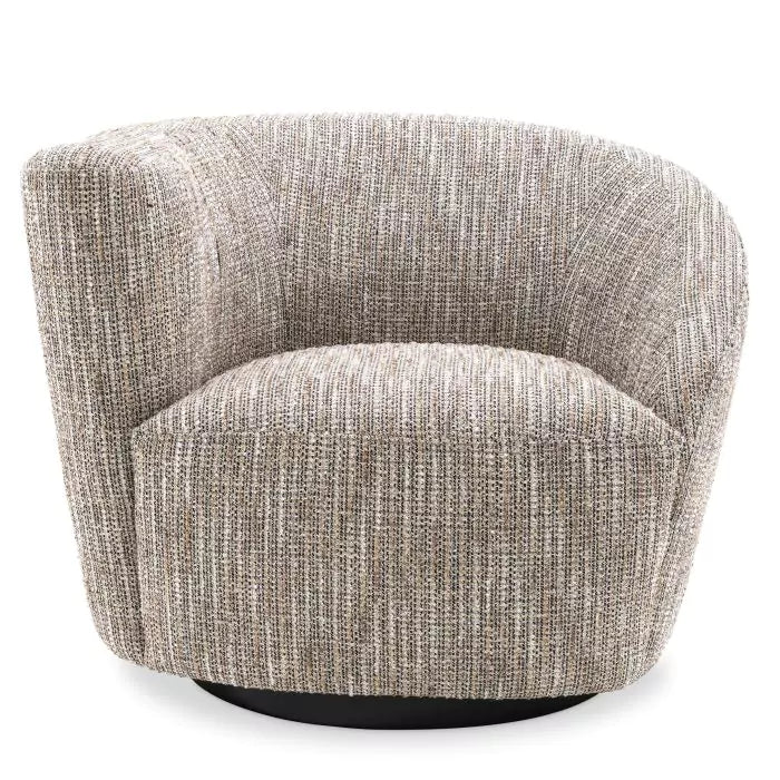 Fotoliu Pivotant Colin Left Mademoiselle Beige 115432, Eichholtz