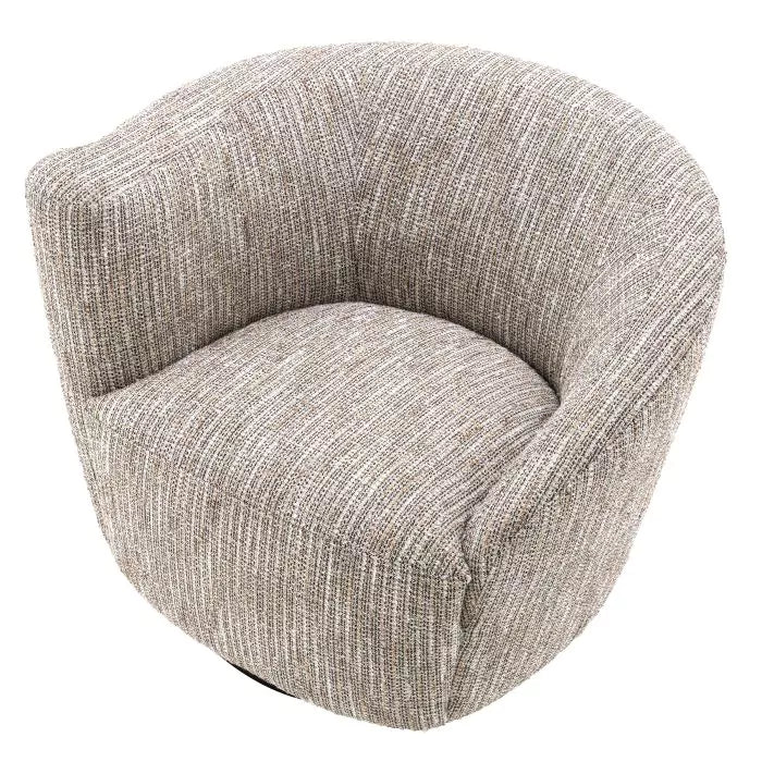 Fotoliu Pivotant Colin Left Mademoiselle Beige 115432, Eichholtz