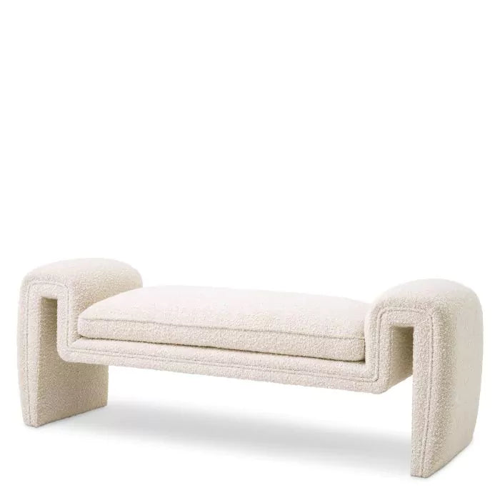 Bancă Tondo S Boucle Cream 115859,  Eichholtz