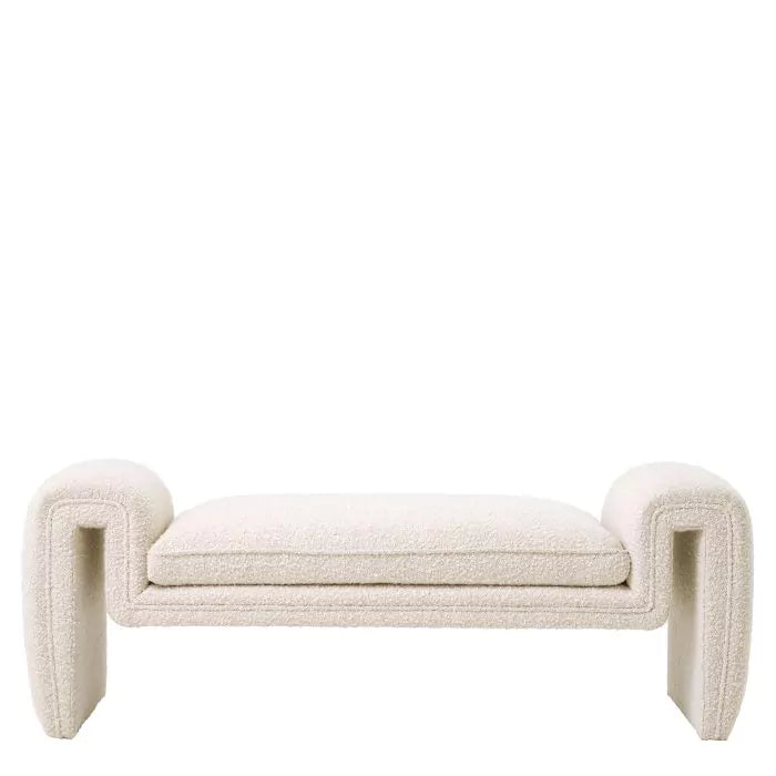 Bancă Tondo S Boucle Cream 115859,  Eichholtz