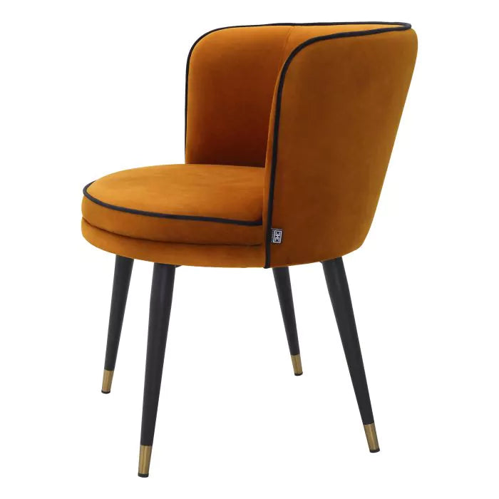 Scaun Dining Grenada Orange Velvet 115882, Eichholtz