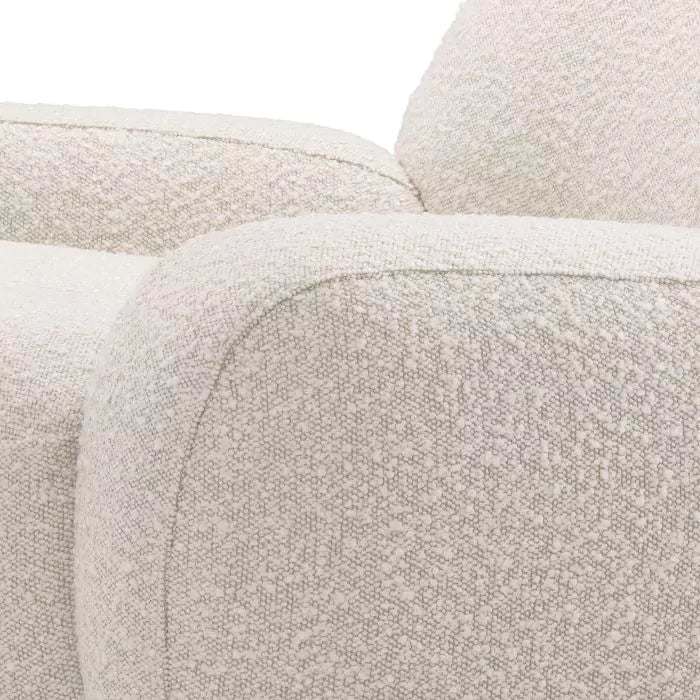 Fotoliu Pivotant Udine Boucle Cream 116333, Eichholtz