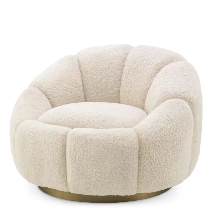 Fotoliu Pivotant Inger Brisbane Cream 116618, Eichholtz