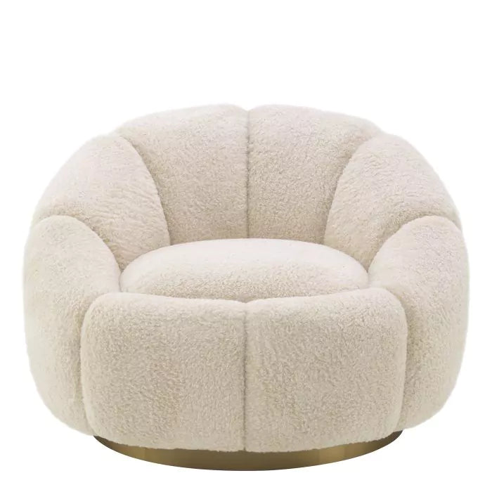 Fotoliu Pivotant Inger Brisbane Cream 116618, Eichholtz