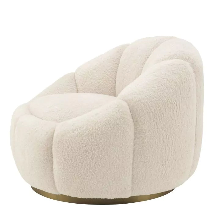 Fotoliu Pivotant Inger Brisbane Cream 116618, Eichholtz