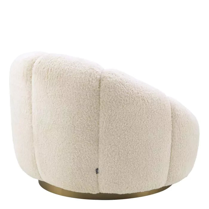 Fotoliu Pivotant Inger Brisbane Cream 116618, Eichholtz