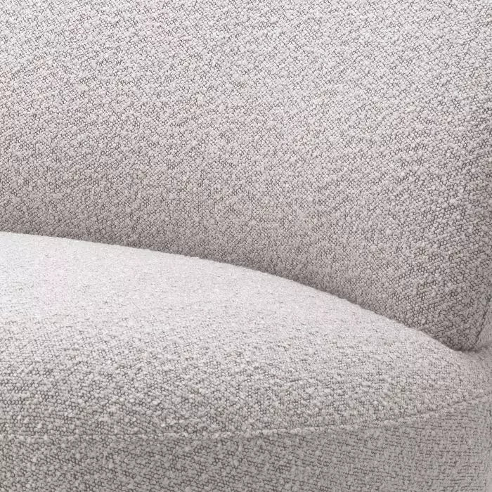 Fotoliu Pivotant Clement Boucle Grey 116622, Eichholtz