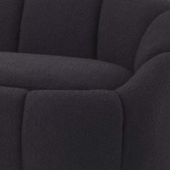 Canapea Inger Boucle Black 116741, Eichholtz