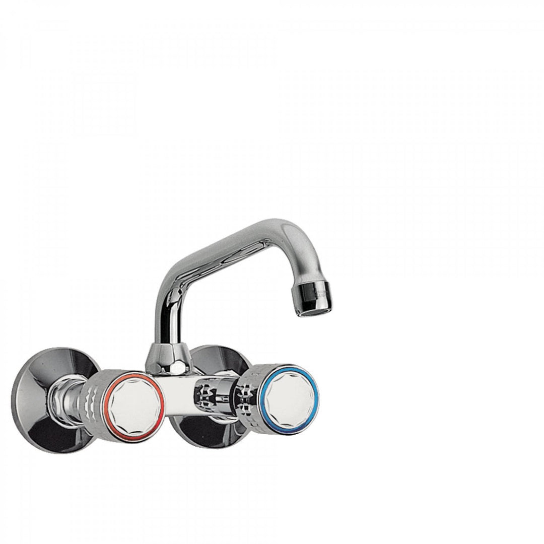 Baterie Lavoar Cu Montaj pe Perete Crom Dual Control Kitchen Taps Tres 123214