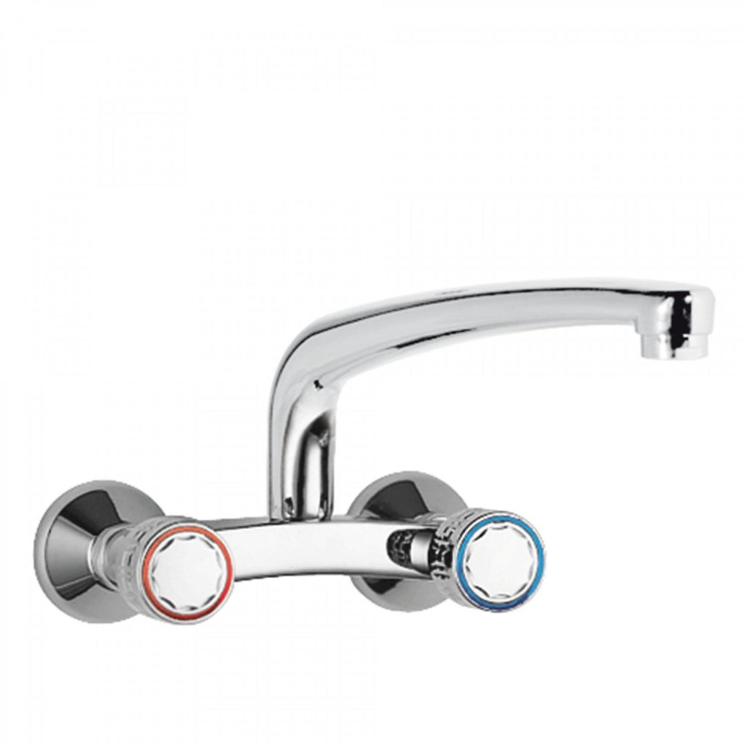 Baterie Lavoar Cu Montaj Pe Perete Crom Dual Control Kitchen Taps Tres 123317