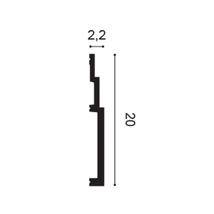 Plintă Albă Duropolimer SX181, Orac