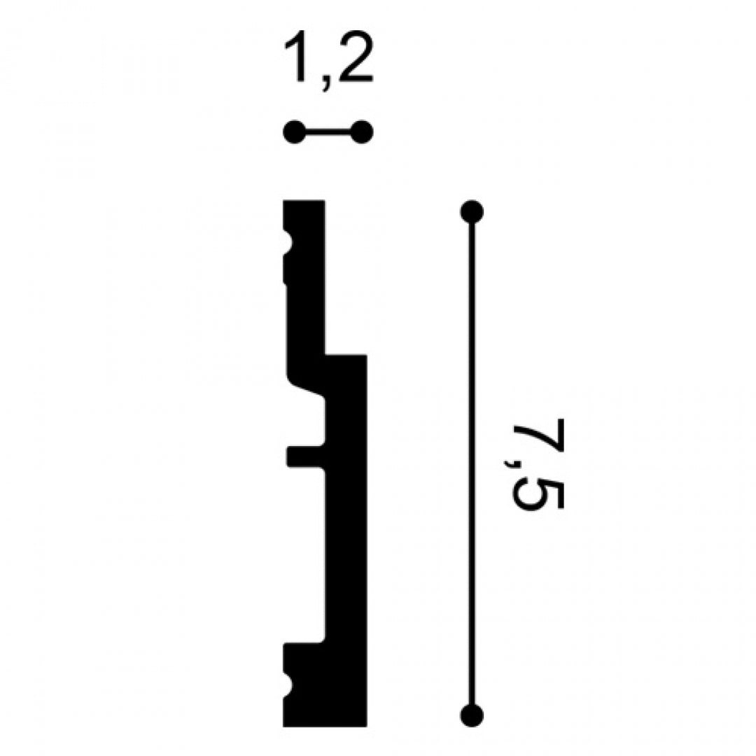 Plintă Albă Duropolimer SX187, Orac