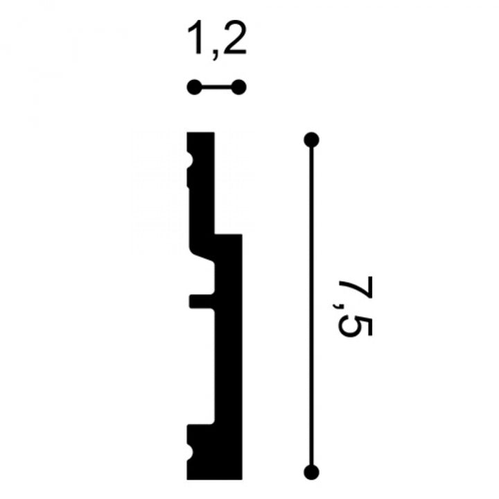 Plintă Albă Duropolimer SX187, Orac