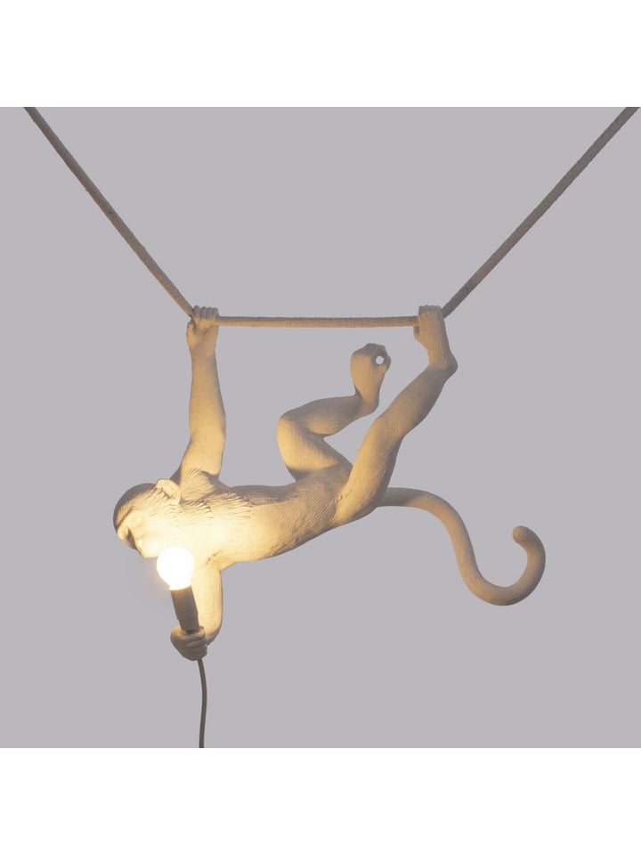 Veioză Monkey Swing Albă 14875, Seletti