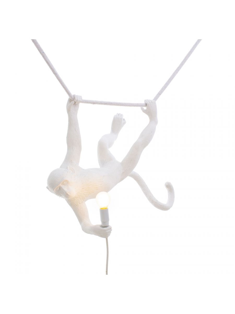 Veioză Monkey Swing Albă 14875, Seletti