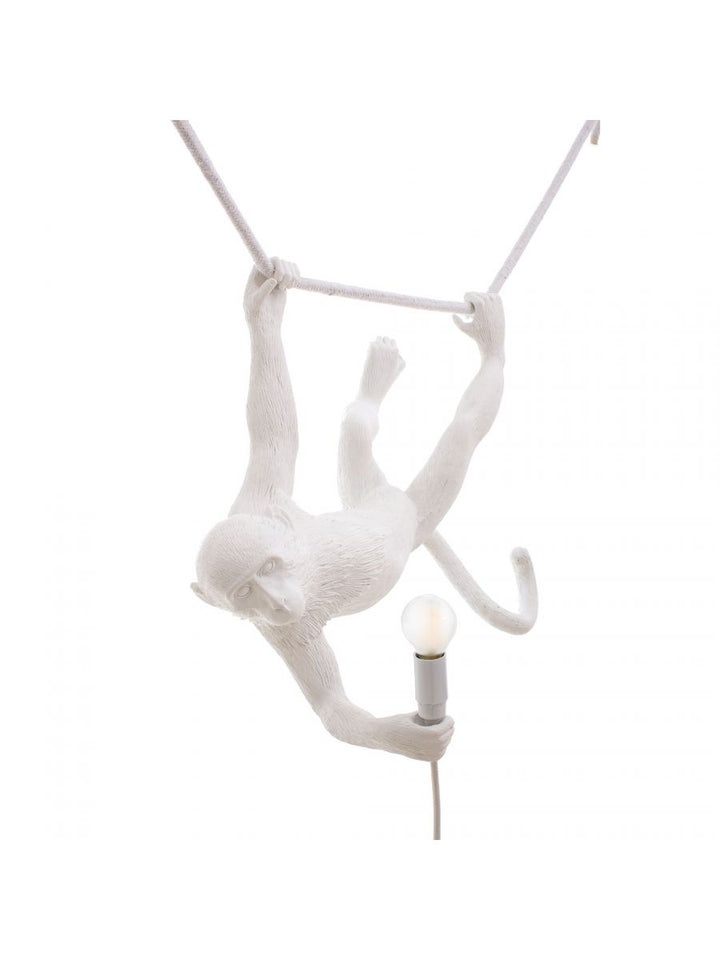 Veioză Monkey Swing Albă 14875, Seletti