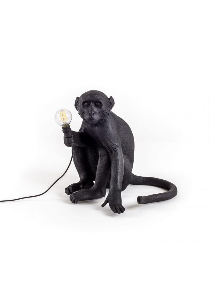 Veioză Exterior Monkey Neagră 14922, Seletti