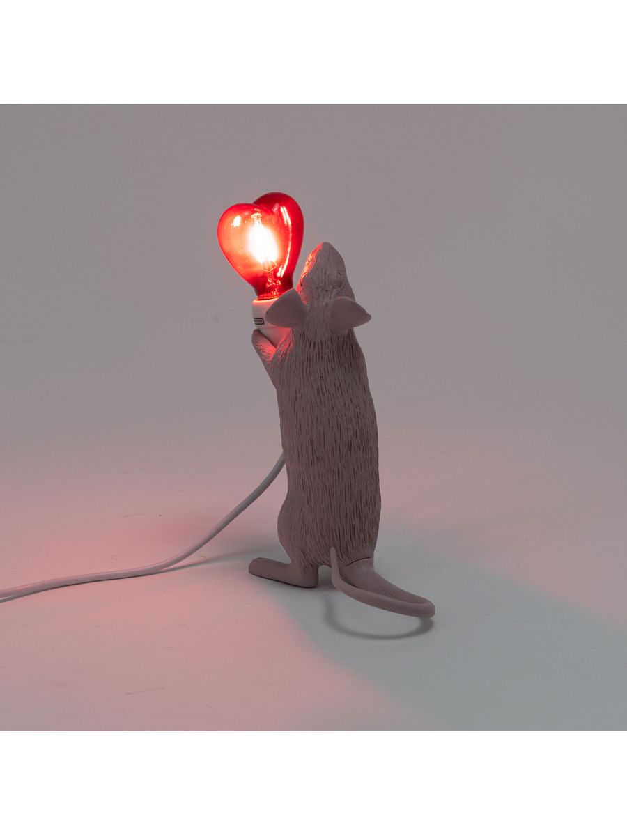 Veioză Mouse Step Love USB 15220SV, Seletti