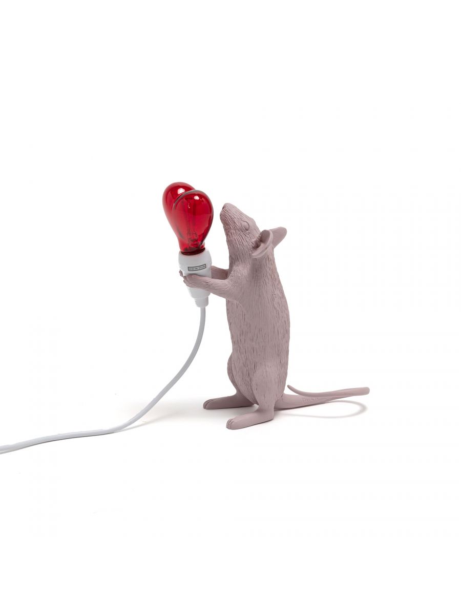 Veioză Mouse Step Love USB 15220SV, Seletti