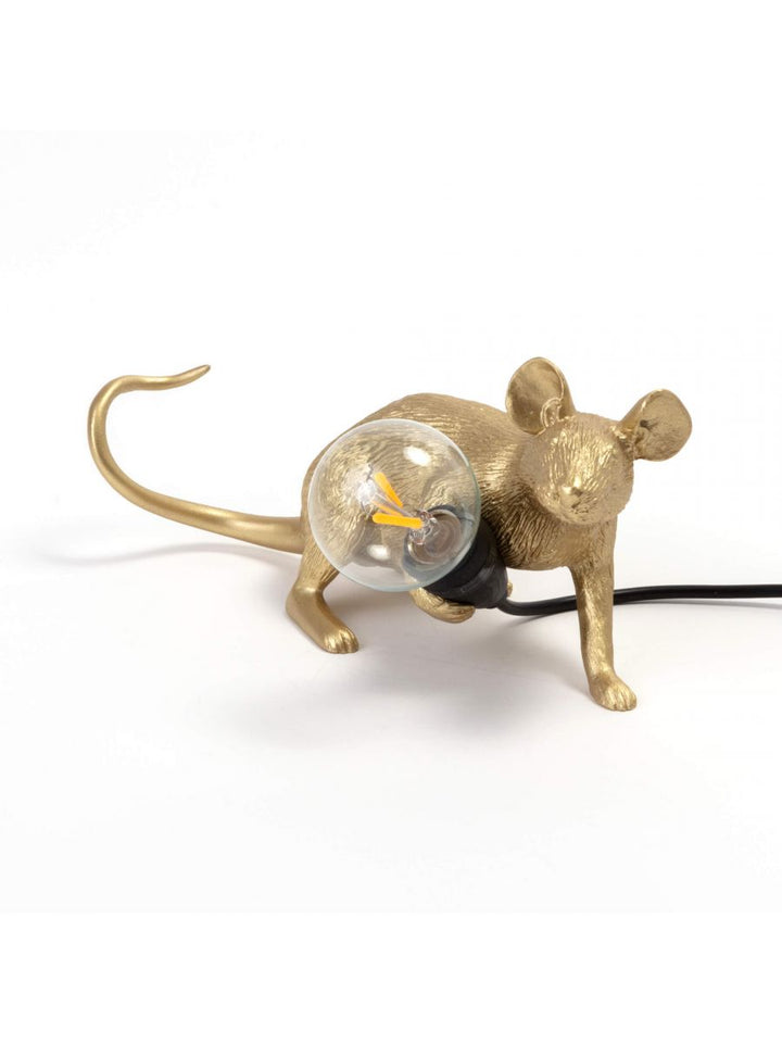 Veioză Mouse Lop Auriu 15232, Seletti
