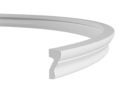 Brâu Decorativ Alb Poliuretan Flexibil 1.51.346, Gaudi